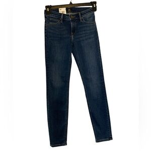 Lee Stretch Deluxe Scarlett Skinny Dark Wash Jeans Girls Size 26/31 NWT